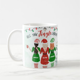 Mug Toutes les filles Jingle Soeurs Besties Noël