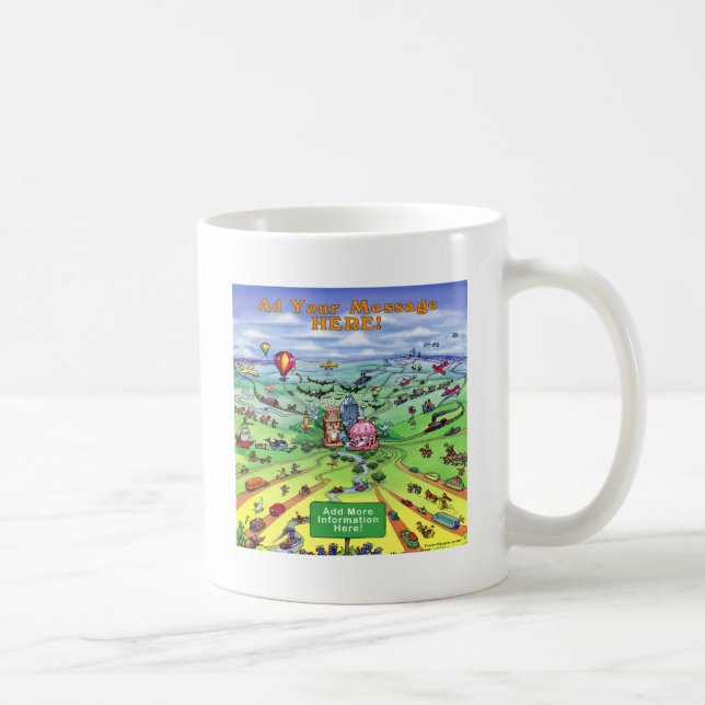 Mug Toutes les routes mènent à Austin Texas (Droite)