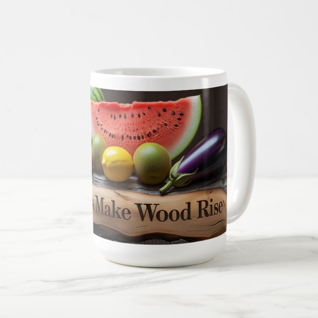 Mug Toutes les tailles font monter le bois (Devant droit)