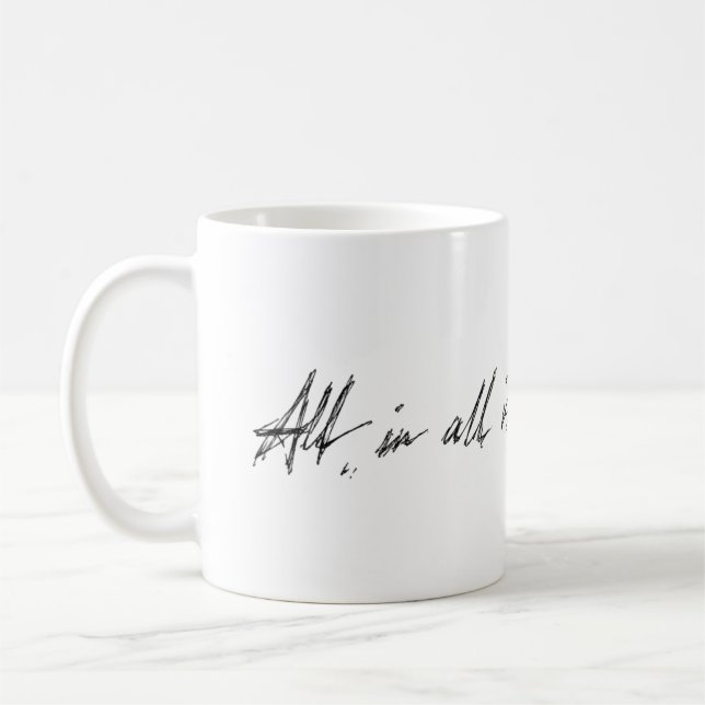 Mug Toutes mes excuses (Gauche)