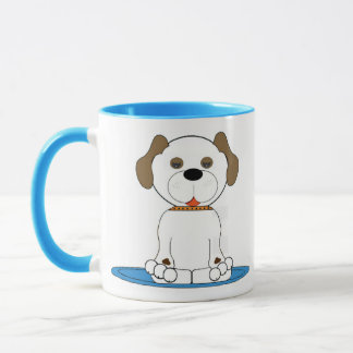Mug Toutou attendant le retour de ses propriétaires à 