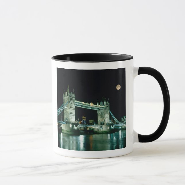 Mug Tower Bridge la nuit, Londres, Angleterre (Droite)