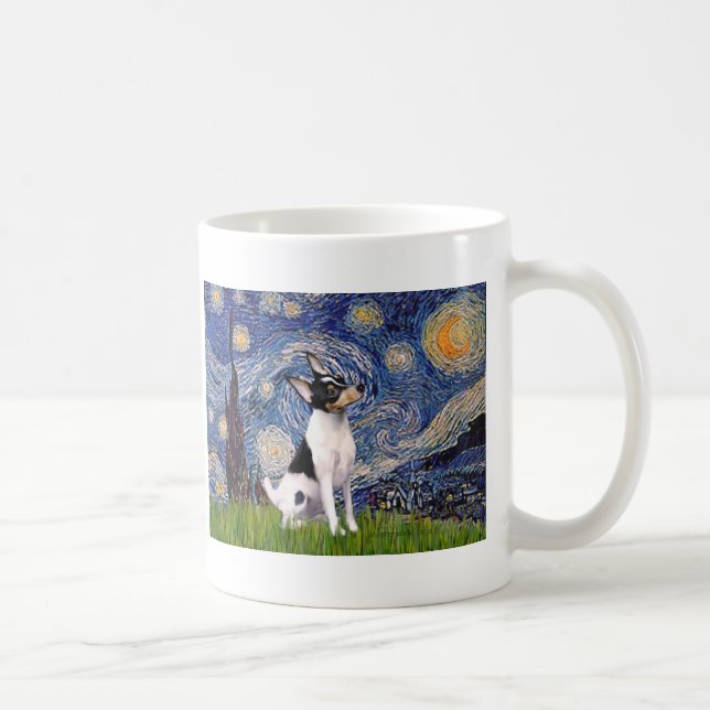 Mug Toy Fox Terrier - Nuit étoilée (Droite)