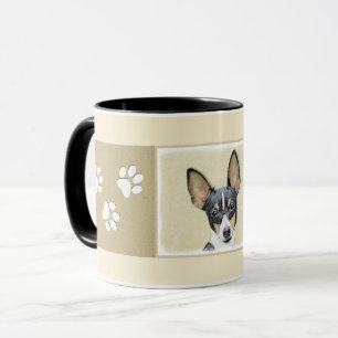 Mug Toy Fox Terrier Peinture - Cute Original Dog Art