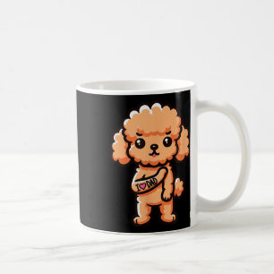 Mug Toy Poodle I Loy Papa Funny Chien Tattoo _1