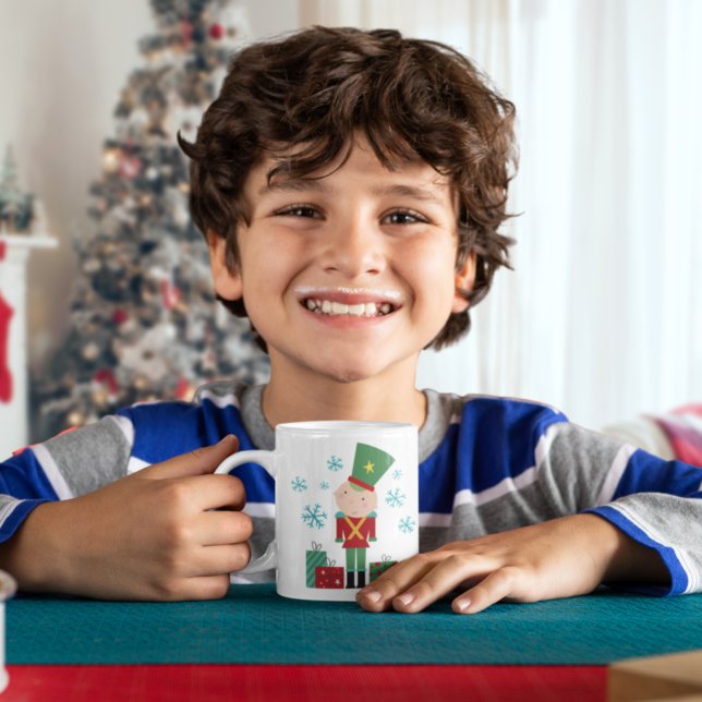 Mug Toy Soldier Stars Nom de l'enfant Love Père Noël (Créateur téléchargé)