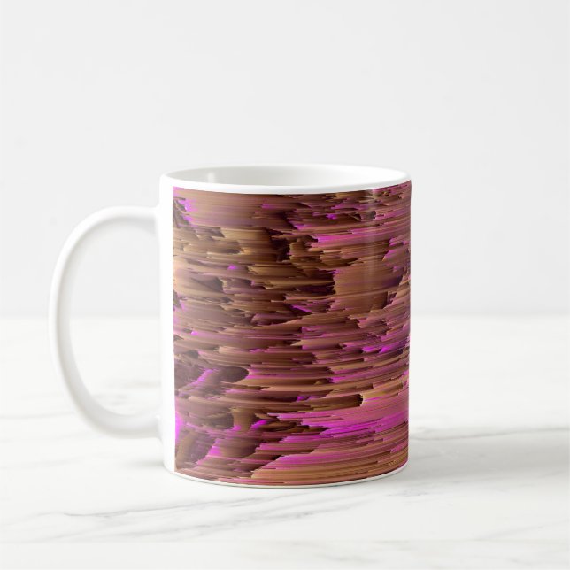 Mug Tracé texture superpose TV Vintage cadre Filmsback (Gauche)