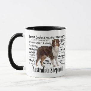 Mug Traces bergers australiens rouges