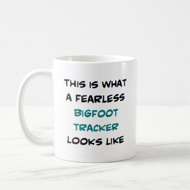 Mug traceur de gros pieds, sans peur (Gauche)