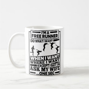 Mug Traceur de Parkour Drôle de Free Running