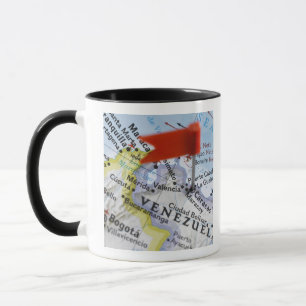 Mug Tracez la goupille placée à Caracas, Venezuela sur