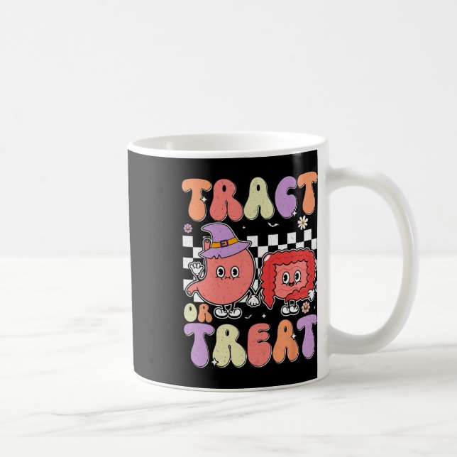 Mug Tract Ou Traiter Endoscopie Infirmière Halloween G (Droite)