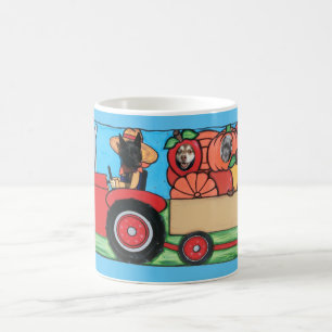 Mug Tracteur de conduite berger allemand noir, ZKA