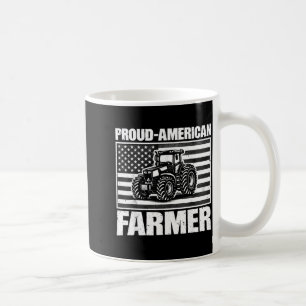 Mug Tracteur vintage drapeau USA fier agriculteur amér