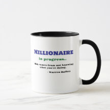 Trader Mug, Warren Buffett Citation - Tea Coffee C