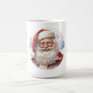 Mug Tradition classique Père Noël Illustration Script