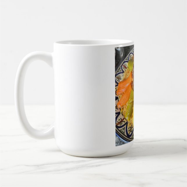 Mug Traditional Moroccan Couscous Plate Illustration (Gauche)