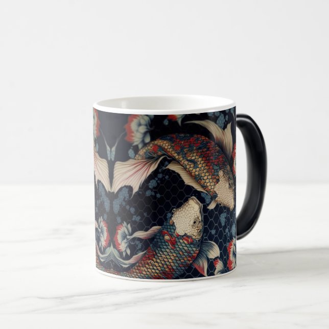 Mug traditionnel de café Koi (Devant droit)