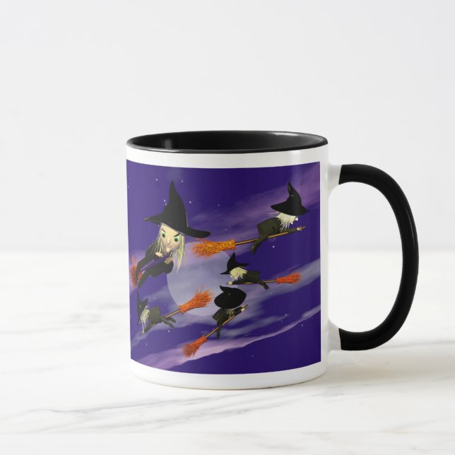 Mug Trafic de sorcières d'Halloween (Droite)