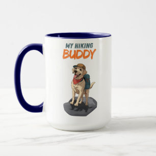 Mug Trail Buddy – Aventure de Labrador en randonnée