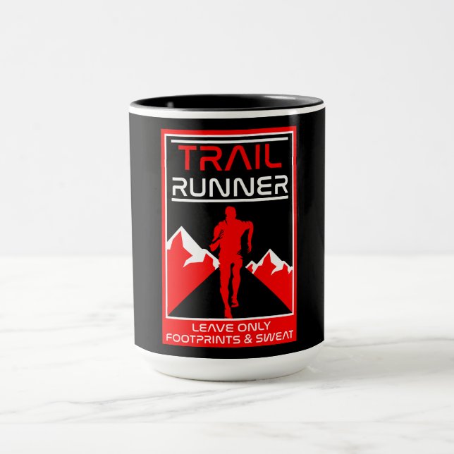 Mug Trail Runner Sport Dans La Nature (Centre)