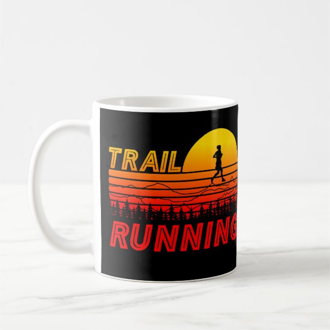 Mug Trail Running oranges (Gauche)