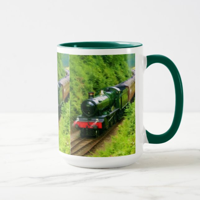 Mug Train à vapeur pour Trainspotspotters Art V (Droite)