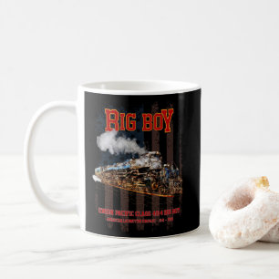 Mug Train à vapeur vintage Big Boy Locomotive américai