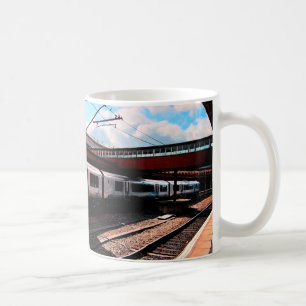 Mug Train bleu et argent
