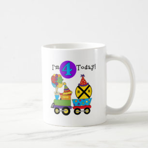 Mug Train d'anniversaire 4e Anniversaire Tshirts et ca