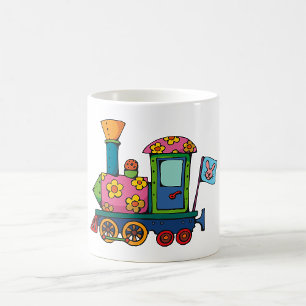 Mug Train de fleurs jouet