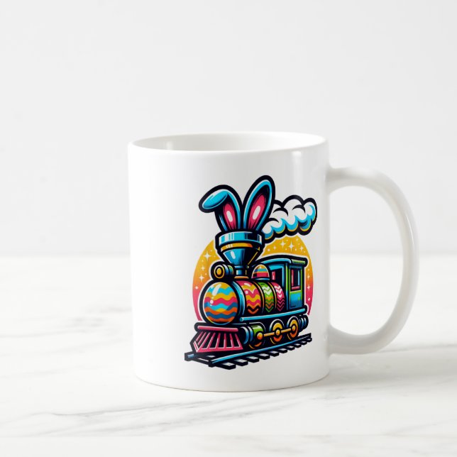 Mug Train de lapin Chemin de fer Œuf de Pâques Enfants (Droite)