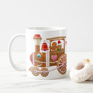 Mug Train de Noël en pain d'épices