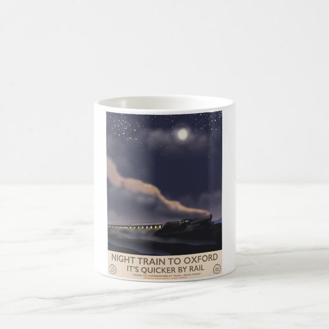 Mug Train de nuit pour Oxford (Centre)