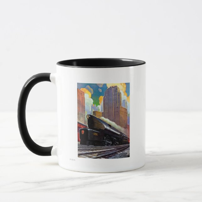 Mug Train de Pennsylvanie par Unknown (Gauche)