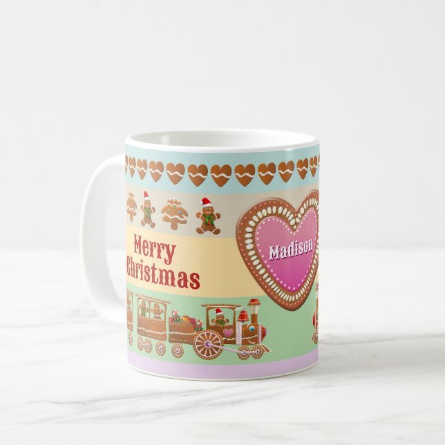 Mug Train d'Express Père Noël Gingerbread (Devant gauche)