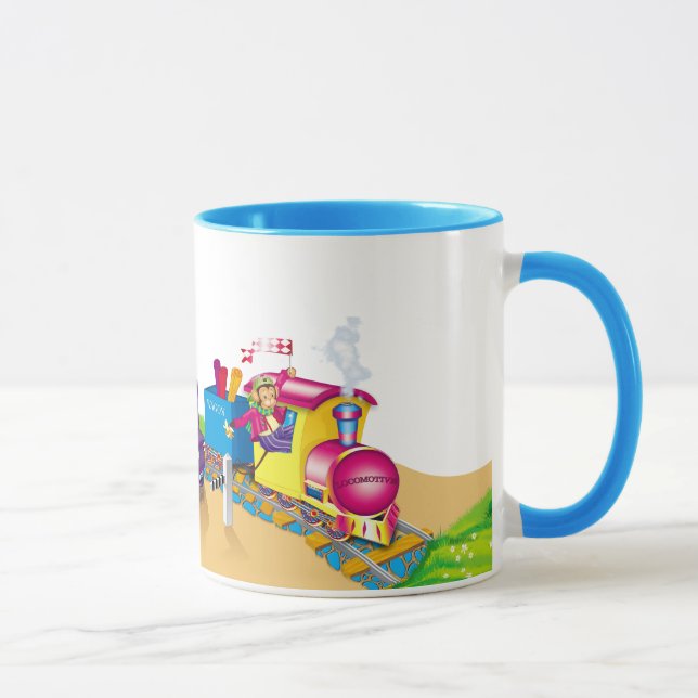 Mug train et voiture (Droite)