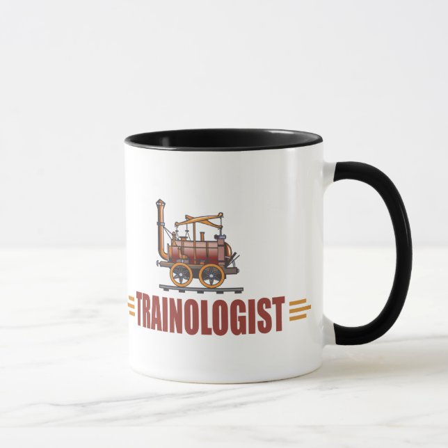 Mug Train ferroviaire humoristique (Droite)