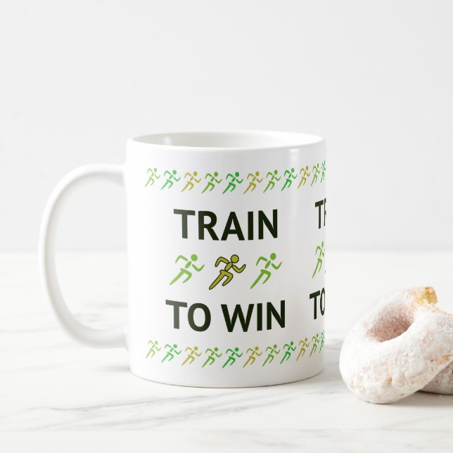 Mug Train pour gagner des sports de course amusants (Avec donut)