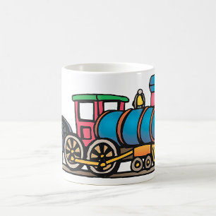 Mug Train transportant du charbon