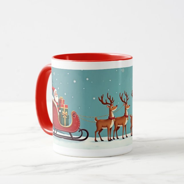Mug Traîneau du Père Noël (Devant gauche)
