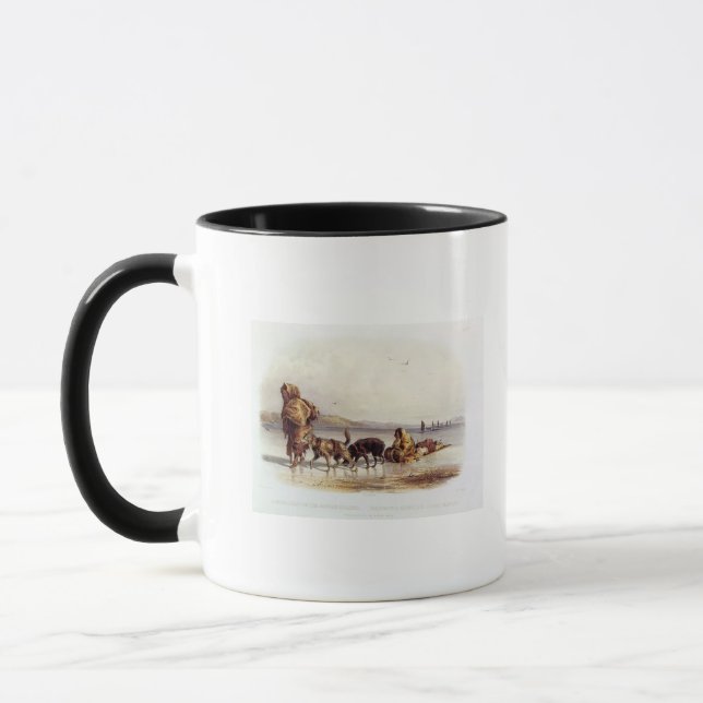 Mug Traîneaux de chien des Indiens de Mandan (Gauche)