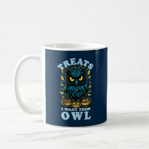 Mug Traitements Je Veux Eux Chouette Halloween