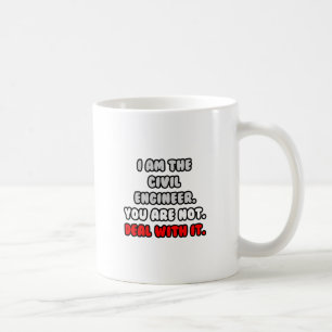 Mug Traiter Avec... Ingénieur civil drôle