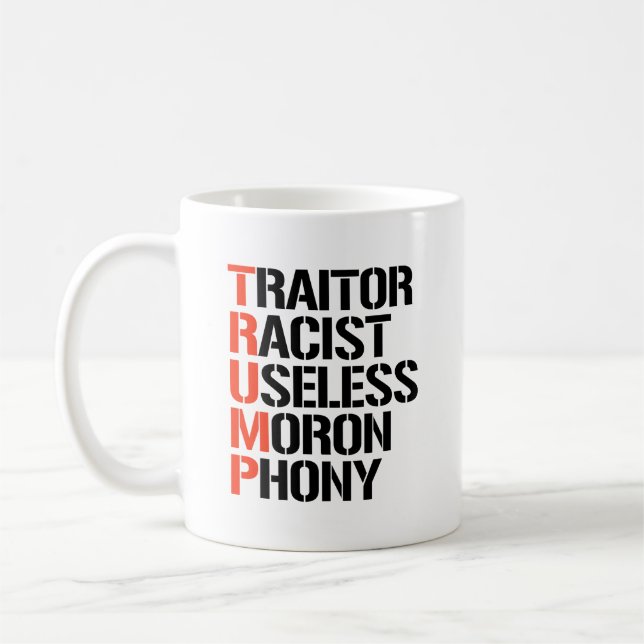 Mug Traître de Trump (Gauche)