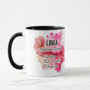 Mug Traits de signe du zodiaque mignon / Libra Wrap