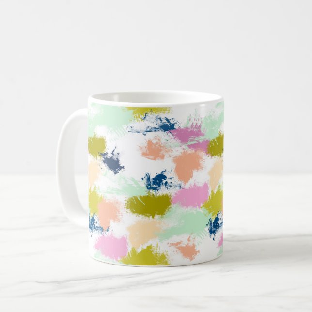 Mug Traits , peintures , peinture à l'huile (Devant gauche)