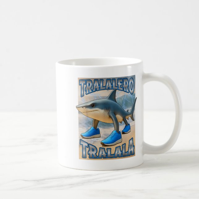 Mug Tralalero Tralala Italien Brainrot mème Anniversai (Droite)