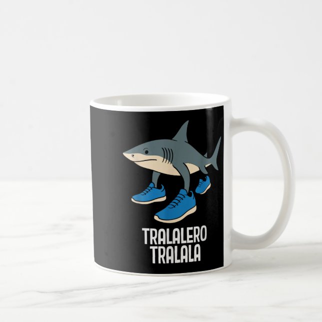 Mug Tralalero Tralala Italien Brainrot Mème Drôle (Droite)