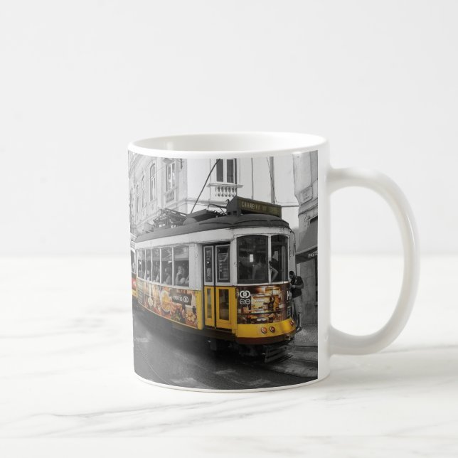 Mug Tram 28 % pipe% Eletrico 28 Lisbonne de Lisbonne (Droite)
